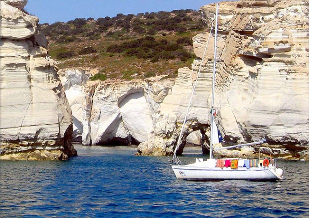 Paisagem em Milos