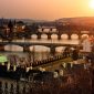 Praga - a cidade das 100 cúpulas, na República Checa